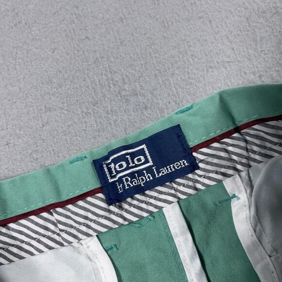 Polo Ralph Lauren Shorts Mens 32 Classic Fit Chino Flat Front Casual Summer - Picture 7 of 11